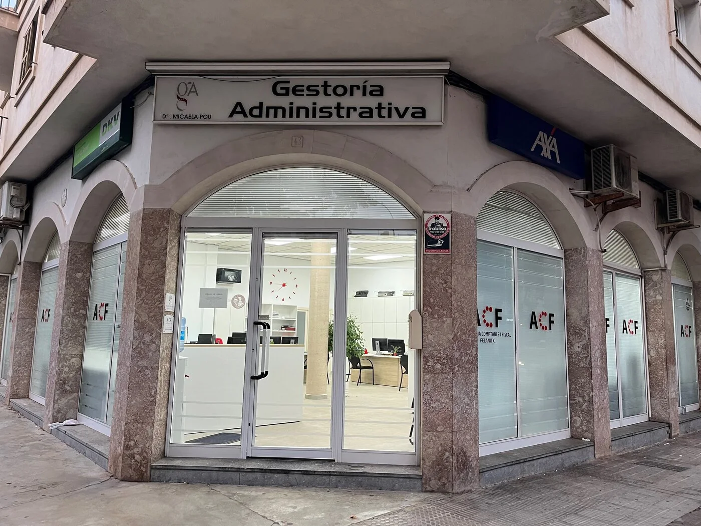 Fachada del despacho ACF en Mallorca